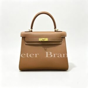  Hermès Kelly 25 Gold Togo Leather with Gold Hardware