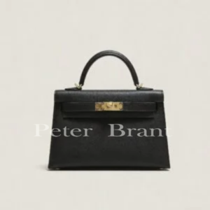 Hermès Kelly Bag Black with Gold Hardware