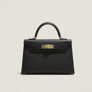 Hermès Kelly Bag Black with Gold Hardware