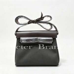 Hermès Herbag Zip 31 - Timeless Canvas & Leather Luxury Bag