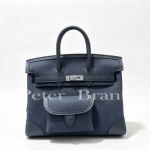 Hermès Birkin Cargo 35 Canvas & Leather Silver Hardware Handbag